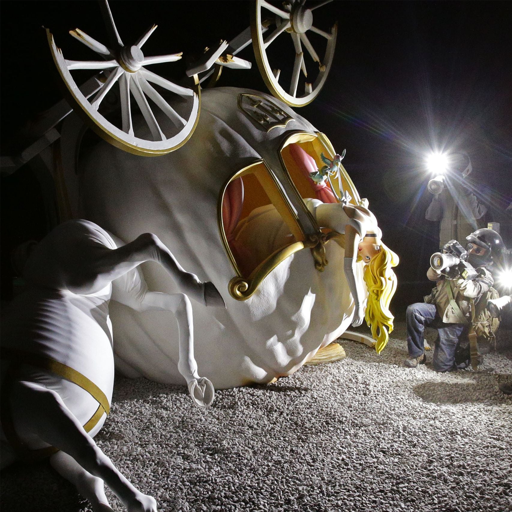 Banksy's Shocking Diana Death Scene: A Theme Park Full of Nightmares