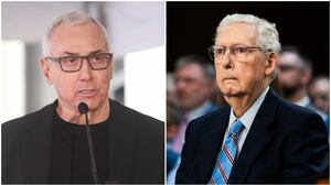 Dr Drew and Mitch McConnell side-by-side