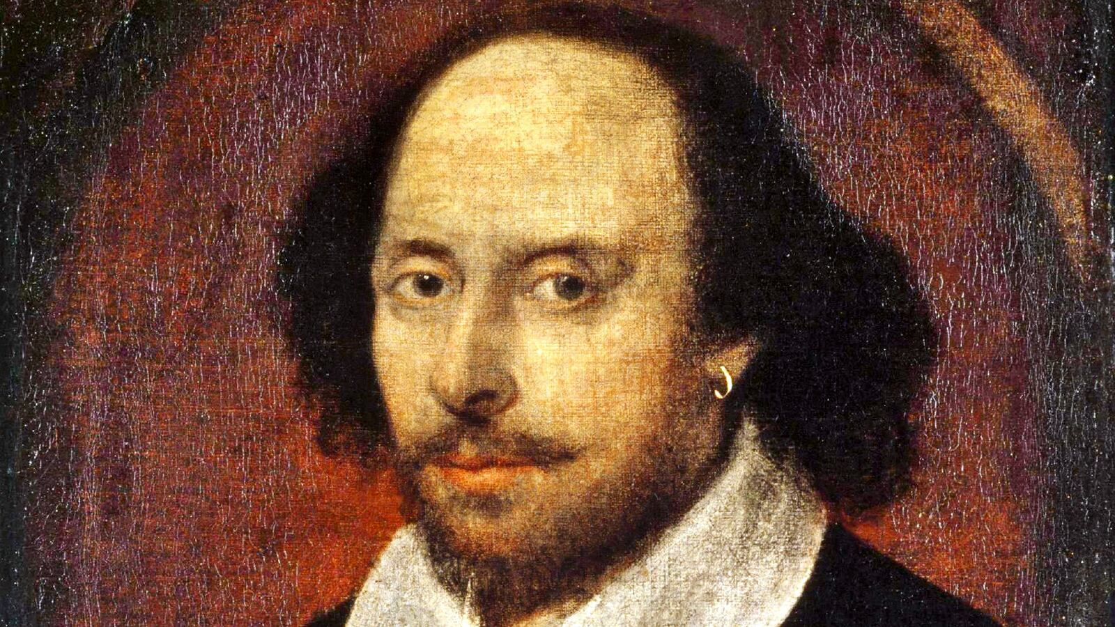 England: William Shakespeare (1564 Ð 1616), poet, playwright and actor. The 'Chandos Portrait', oil on canvas, attributed to John Taylor, c. 1610. (Photo by: Pictures from History/Universal Images Group via Getty Images)
