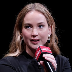 Jennifer Lawrence at a screening of "Die My Love" on November 06, 2025, in New York City.