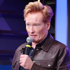 LOS ANGELES, CALIFORNIA - SEPTEMBER 04: Conan O'Brien attends SiriusXM Presents Conan O'Brien Needs A Friend Live With The Cast Of "Spinal Tap 2" at SiriusXM Studios on September 04, 2025 in Los Angeles, California. (Photo by Amy Sussman/Getty Images for SiriusXM)