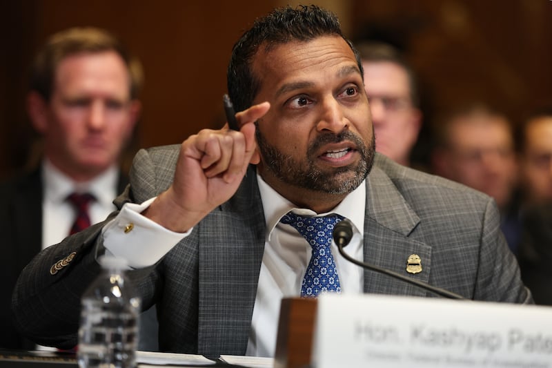 FBI Director Kash Patel was challenged to take an alcohol assessment after he agreed to take the "audit" if Sen. Van Hollen did as well at a fiery hearing on May 12, 2026.