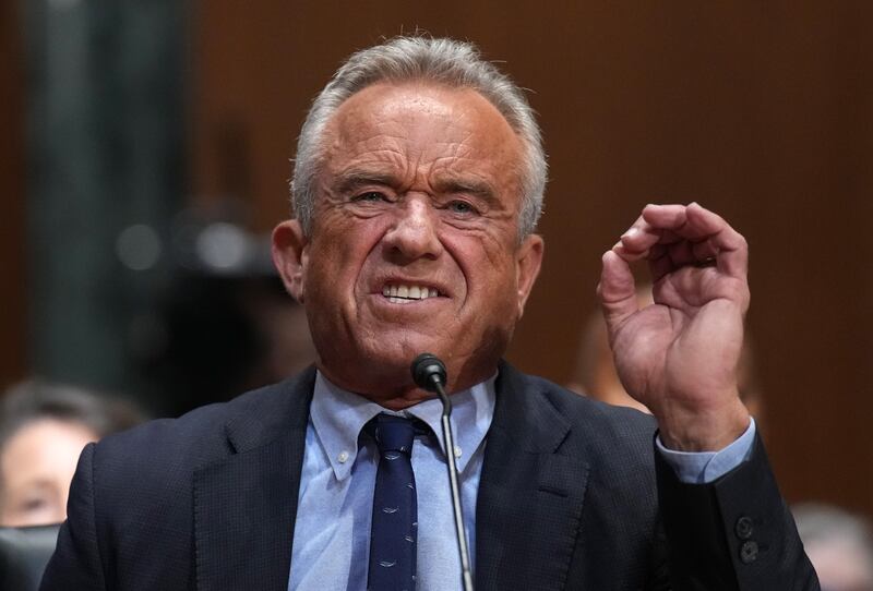 WASHINGTON, DC - SEPTEMBER 04: Health and Human Services Secretary Robert Kennedy Jr. testifies before the Senate Finance Committee at the Dirksen Senate Office Building on September 04, 2025 in Washington, DC. The committee met to hear testimony on President Trump's 2026 health care agenda. (Photo by Andrew Harnik/Getty Images)