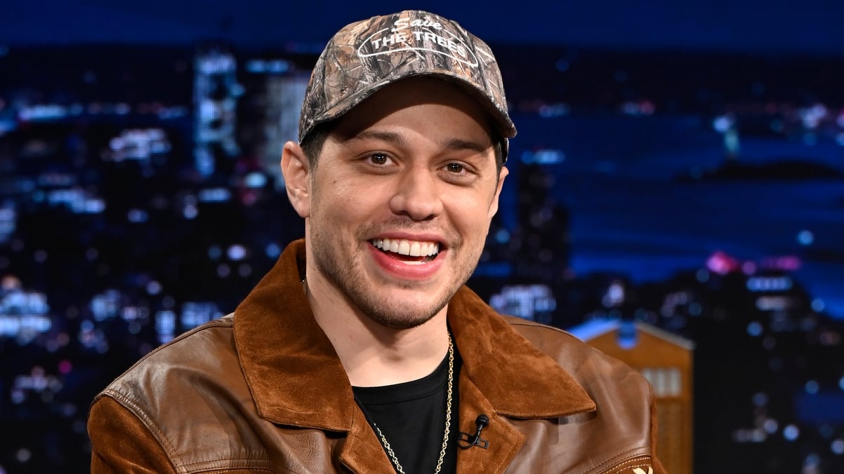 Pete Davidson during an interview on ‘The Tonight Show Starring Jimmy Fallon‘ on January 30, 2025.