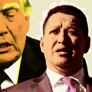 Donald Trump and Rep Tony Gonzales