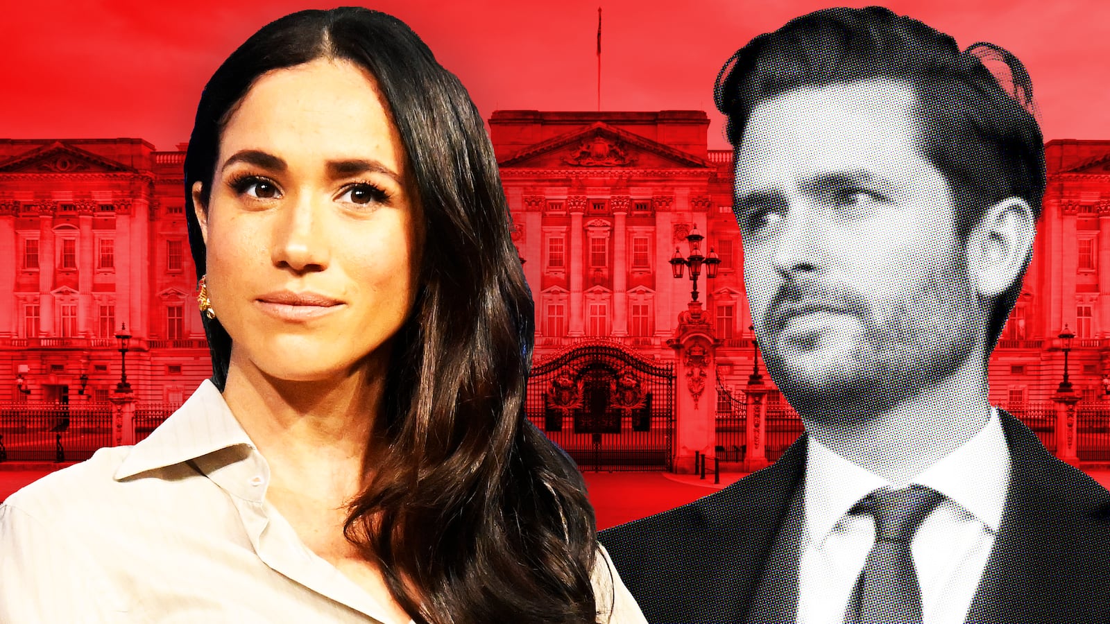 Meghan Markle, Jason Knauf illustration