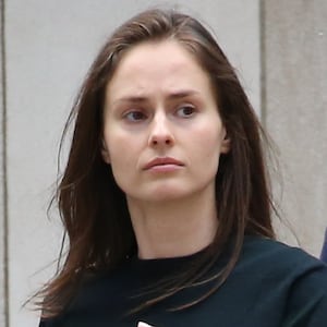 Karyna Shuliak is seen out and about on May 30, 2024 in New York, New York.