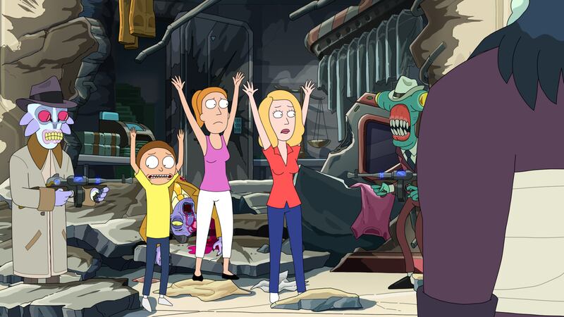 Still from “The Jerrick Trap.” Season Seven of Adult Swim’s “Rick and Morty”