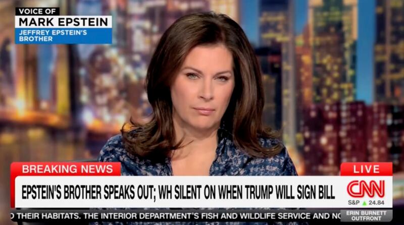 Erin Burnett speaks to Mark Epstein on CNN.