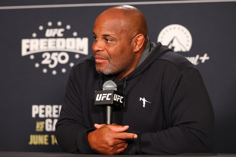 Daniel Cormier at the UFC Freedom 250 media day at JW Marriott Washington DC on June 10, 2026 in Washington, DC.