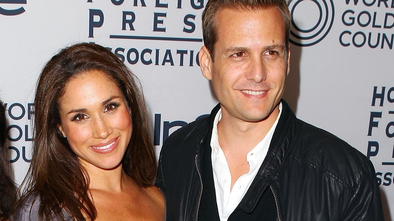 (L-R) Actors Meghan Markle and Gabriel Macht attend the WGC Hosts Party With InStyle & HFPA To Celebrate TIFF at the Windsor Arms Hotel on September 11, 2012 in Toronto, Canada.