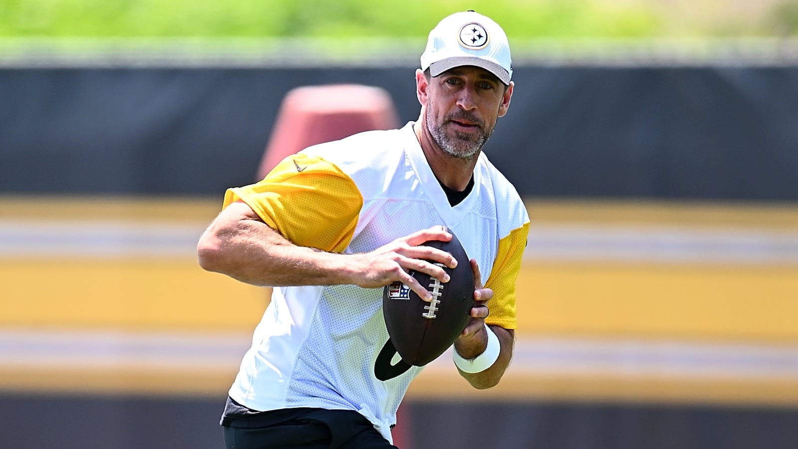 Pittsburgh Steelers quarterback Aaron Rodgers has broken his silence on his new mystery wife.