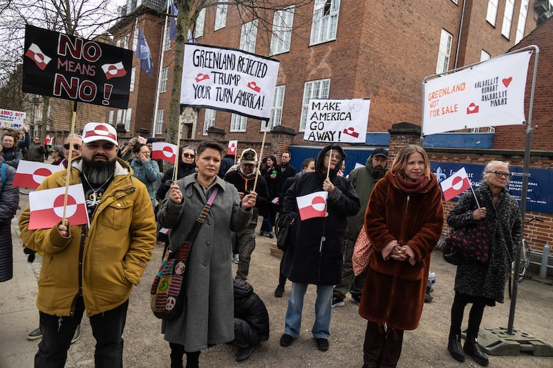 Greenland protest