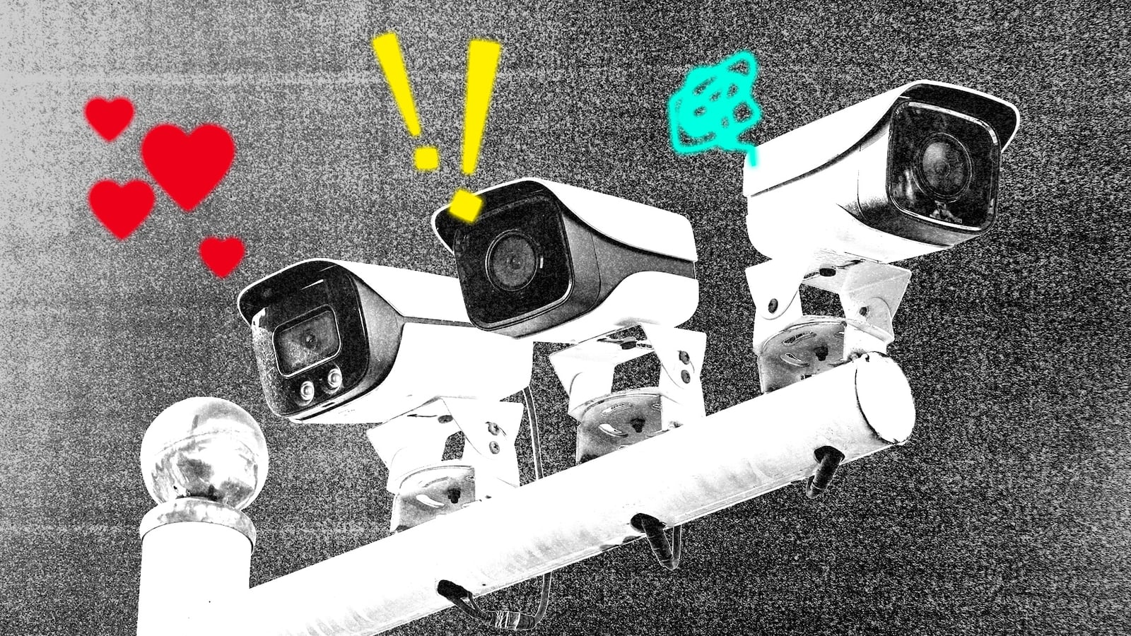 People using cameras to track their crushes.