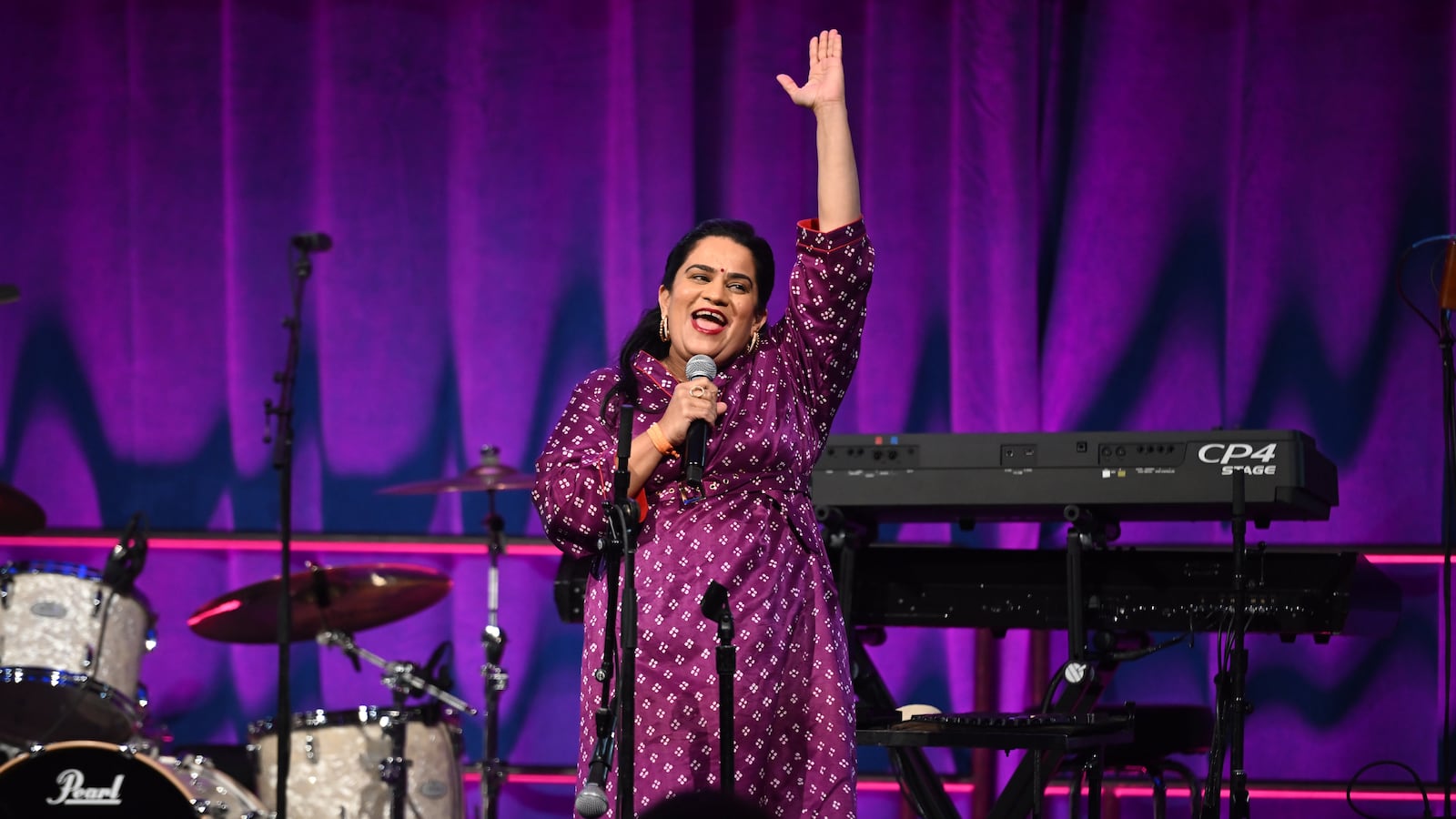 Zarna Garg performs onstage during at Casa Cipriani on November 16, 2024 in New York City.