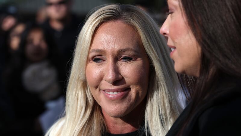 Rep. Marjorie Taylor Greene slammed both parties for a deal to prevent the censure of Del. Stacey Plaskett for texting with Epstein.