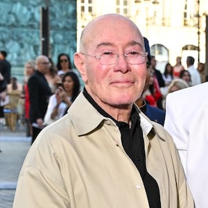 (L-R) David Geffen, Donovan Michaels, Lady Jemma Mornington and Arpad Busson attend Vogue World: Paris 2024 at the Place Vendome on June 23, 2024 in Paris. (Photo by Stephane Cardinale - Corbis/Corbis via Getty Images)