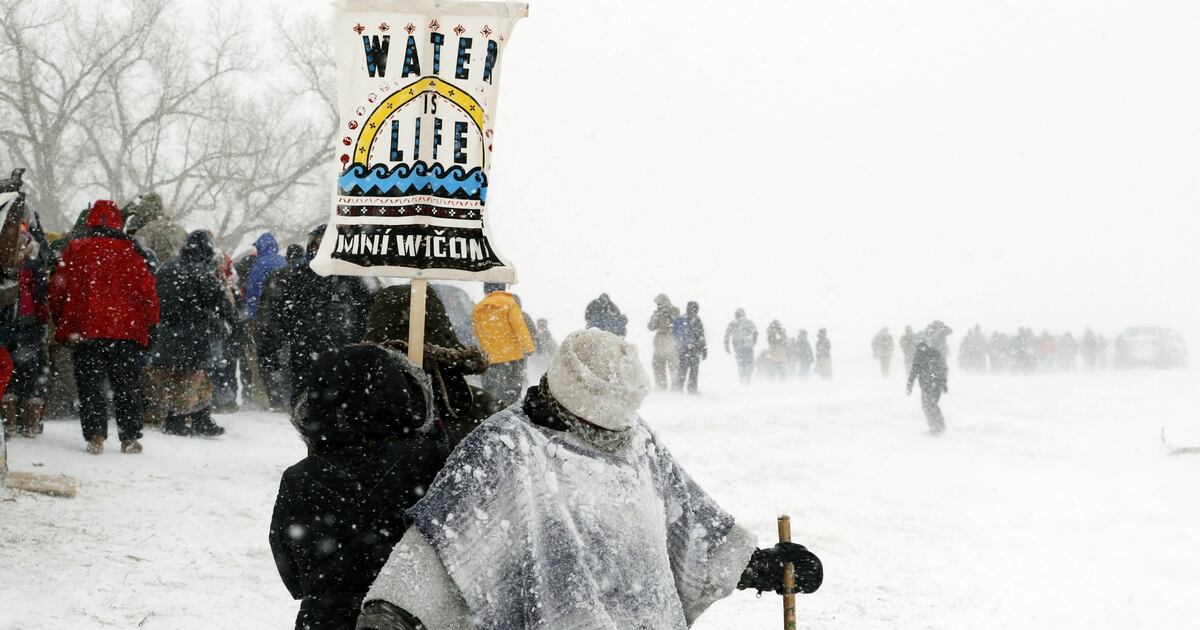 Pipeline Spills Oil Into Creek Near DAPL Camp