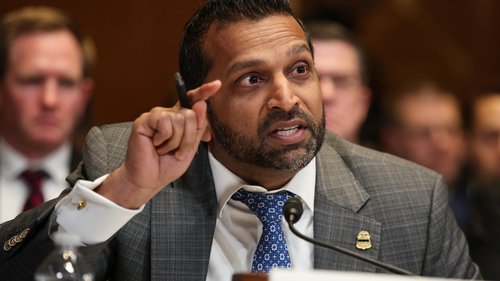 FBI Director Kash Patel was challenged to take an alcohol assessment after he agreed to take the "audit" if Sen. Van Hollen did as well at a fiery hearing on May 12, 2026.