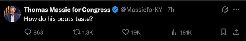 Massie response