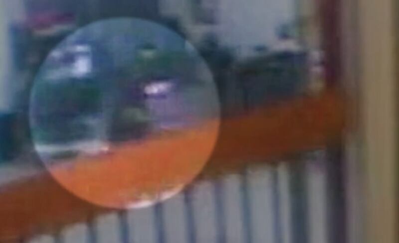 The guard on duty, Tova Noel, did not leave the camera’s frame in the minutes before an unidentified third person entered the common area, CBS News reports.