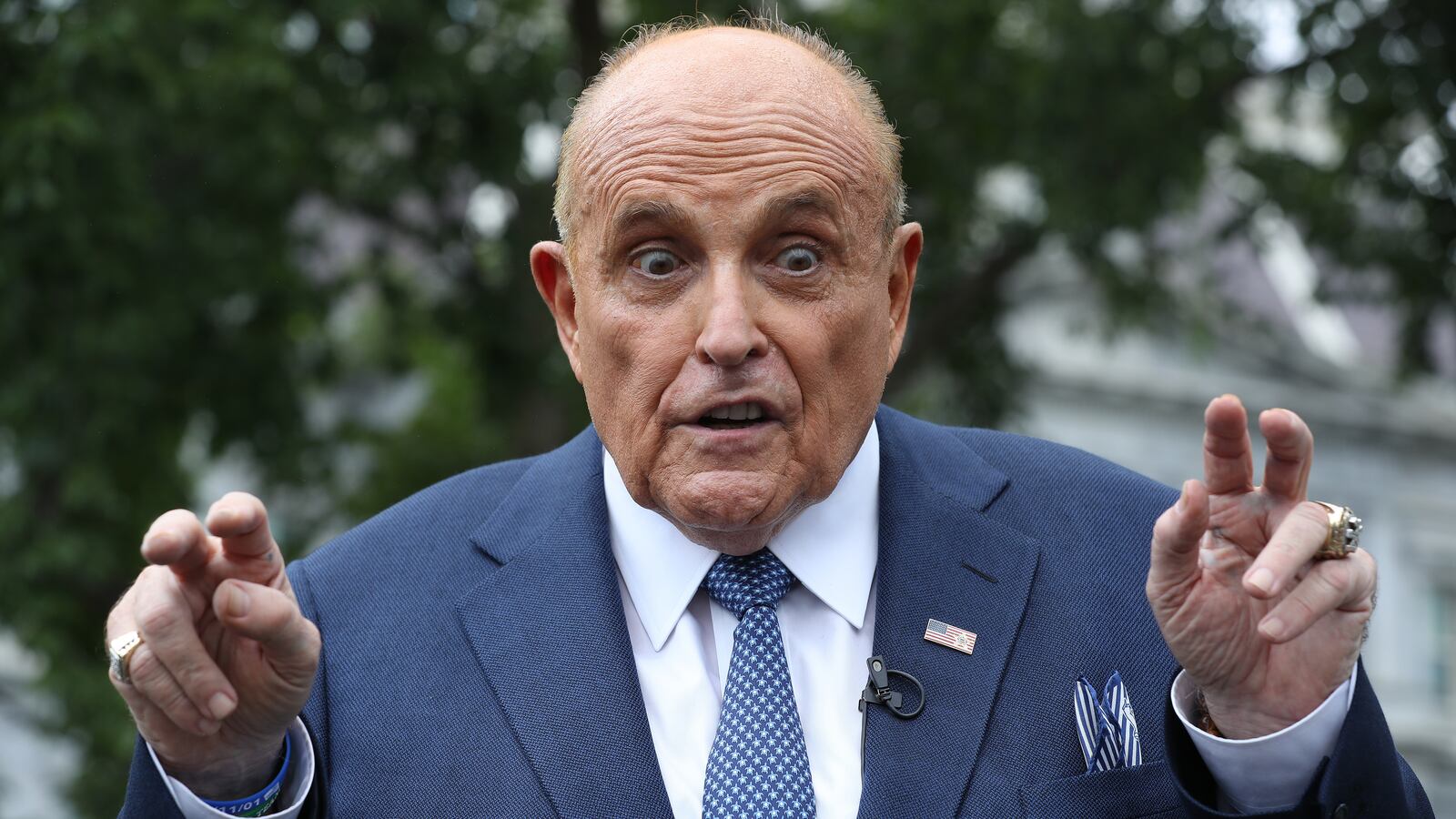 President Donald Trump's lawyer and former New York City Mayor Rudy Giuliani