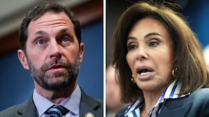 Rep. Jason Crow and Jeanine Pirro