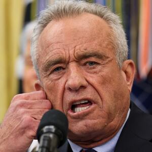 WASHINGTON, DC - SEPTEMBER 30: U.S. Secretary of Health and Human Services Robert F. Kennedy Jr. speaks after U.S. President Donald Trump announced a deal with Pfizer to lower Medicaid drug prices in the Oval Office of the White House on September 30, 2025 in Washington, DC. The Trump administration has reportedly reached an agreement with pharmaceutical company Pfizer to voluntarily sell its medications through Medicaid at lower prices. (Photo by Win McNamee/Getty Images)