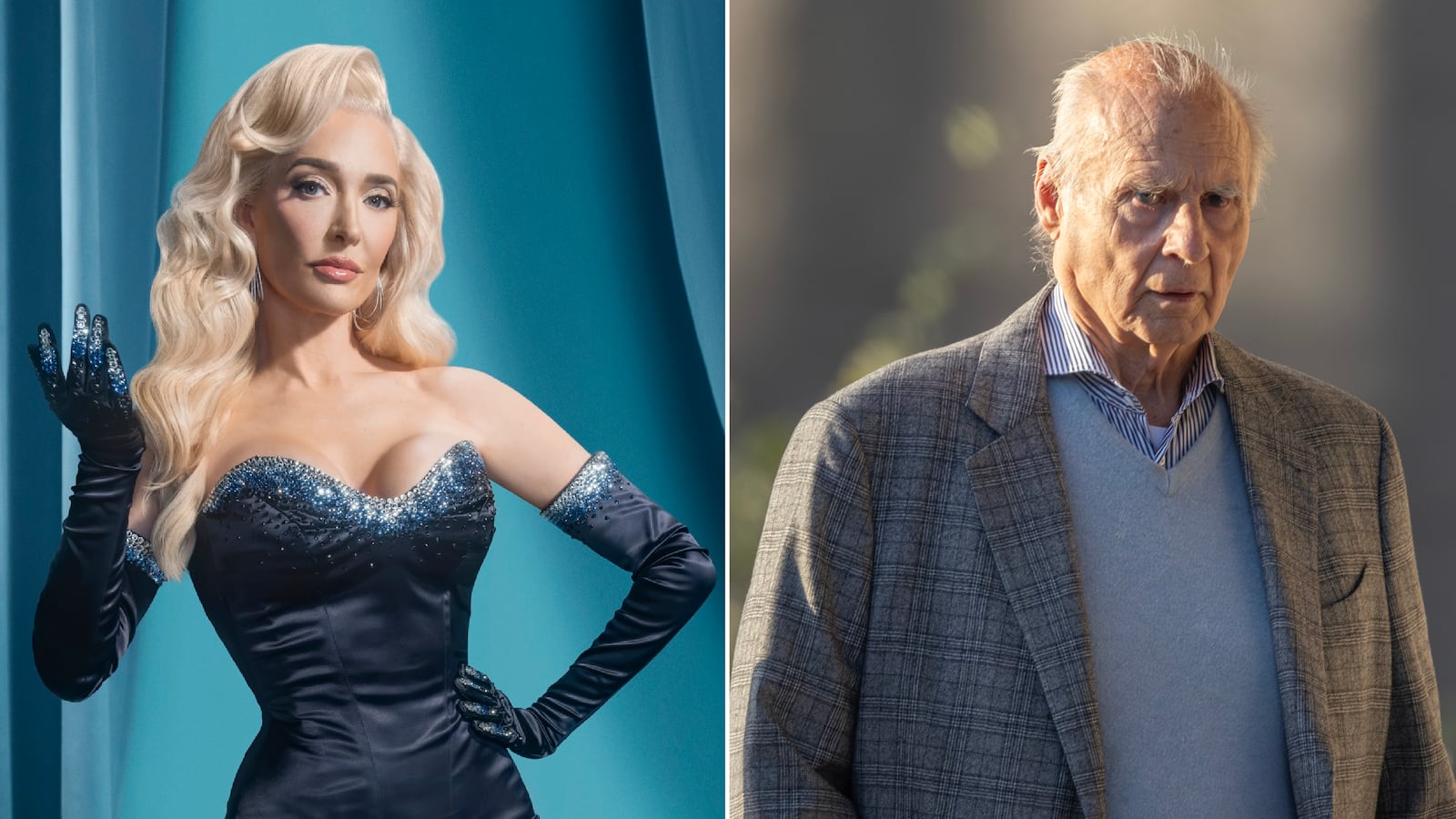 Erika Jayne (right) and Tom Girardi (left)