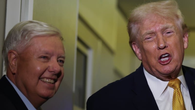 Donald Trump and Lindsey Graham