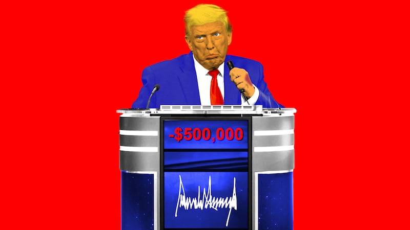 Donald Trump as a Jeopardy contestant