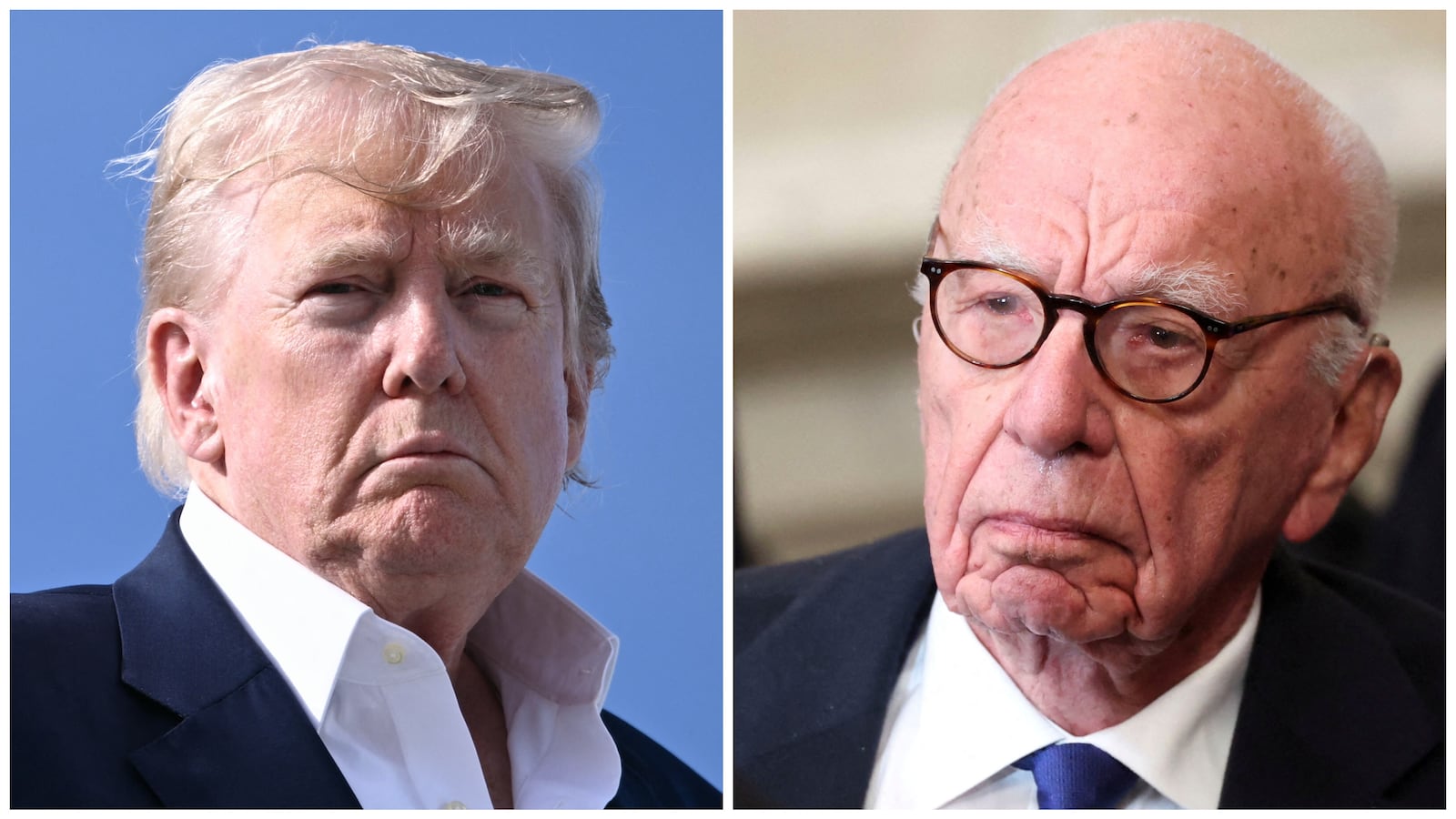 Donald Trump and Rupert Murdoch
