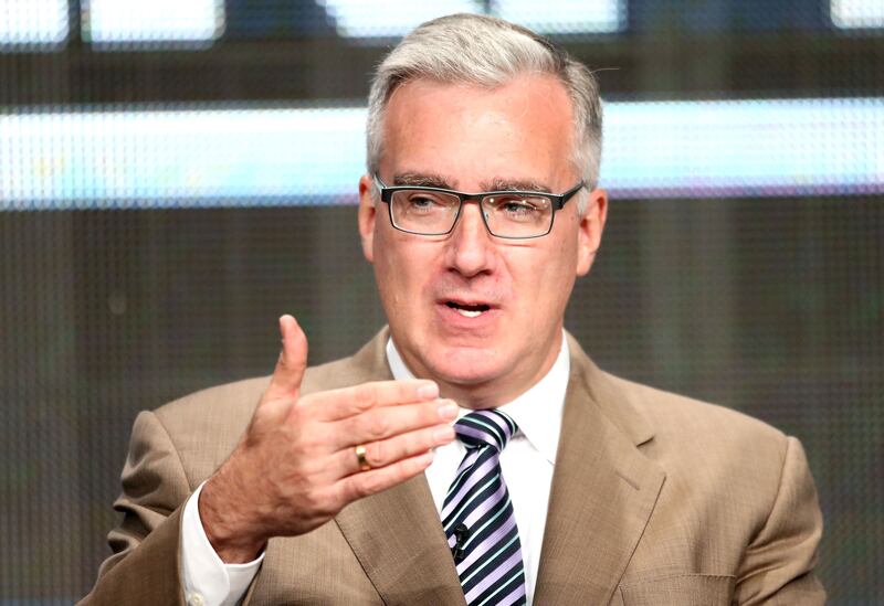 BEVERLY HILLS, CA - JULY 24:  TV Personality Keith Olbermann speaks onstage during the Olbermann panel at the ESPN portion of the 2013 Summer Television Critics Association tour at the Beverly Hilton Hotel on July 24, 2013 in Beverly Hills, California.  (Photo by Frederick M. Brown/Getty Images)