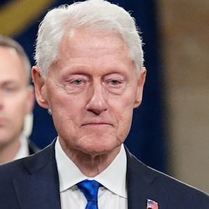 Former President Bill Clinton and former US Secretary of State Hillary Clinton arrive prior to the inauguration of President-elect Donald Trump at the United States Capitol on January 20, 2025 in Washington, DC. Donald Trump takes office for his second term as the 47th President of the United States.
