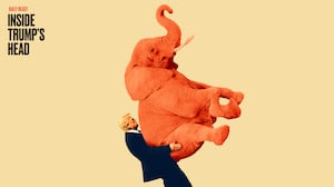 Trump carrying a GOP candidate