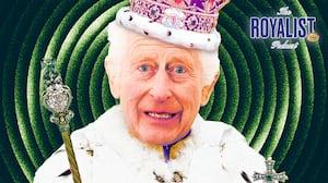 A photo illo illustration of King Charles for The Royalist.