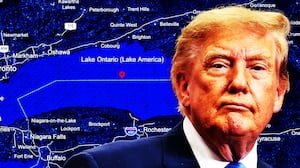 Donald Trump, Lake Ontario illustration