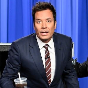 Host Jimmy Fallon during the monologue on Tuesday, August 11, 2026.