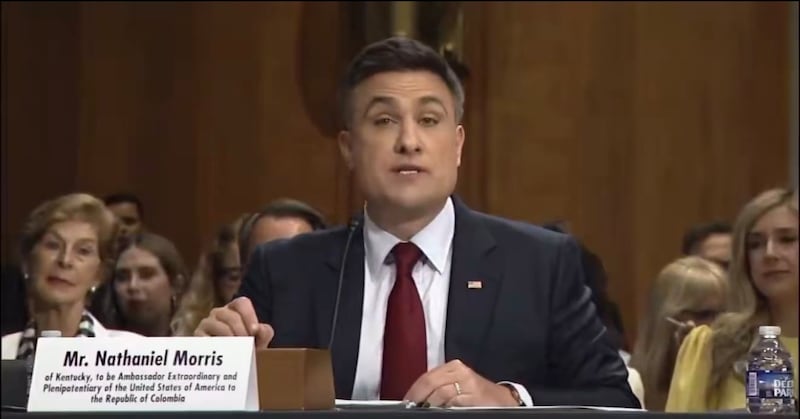 Morris' past attacks came back to haunt him during his confirmation hearing.