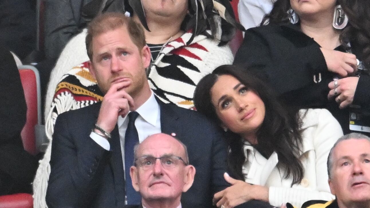 Prince Harry, Duke of Sussex and Meghan, Duchess of Sussex at the opening ceremony of the 2025 Invictus Games