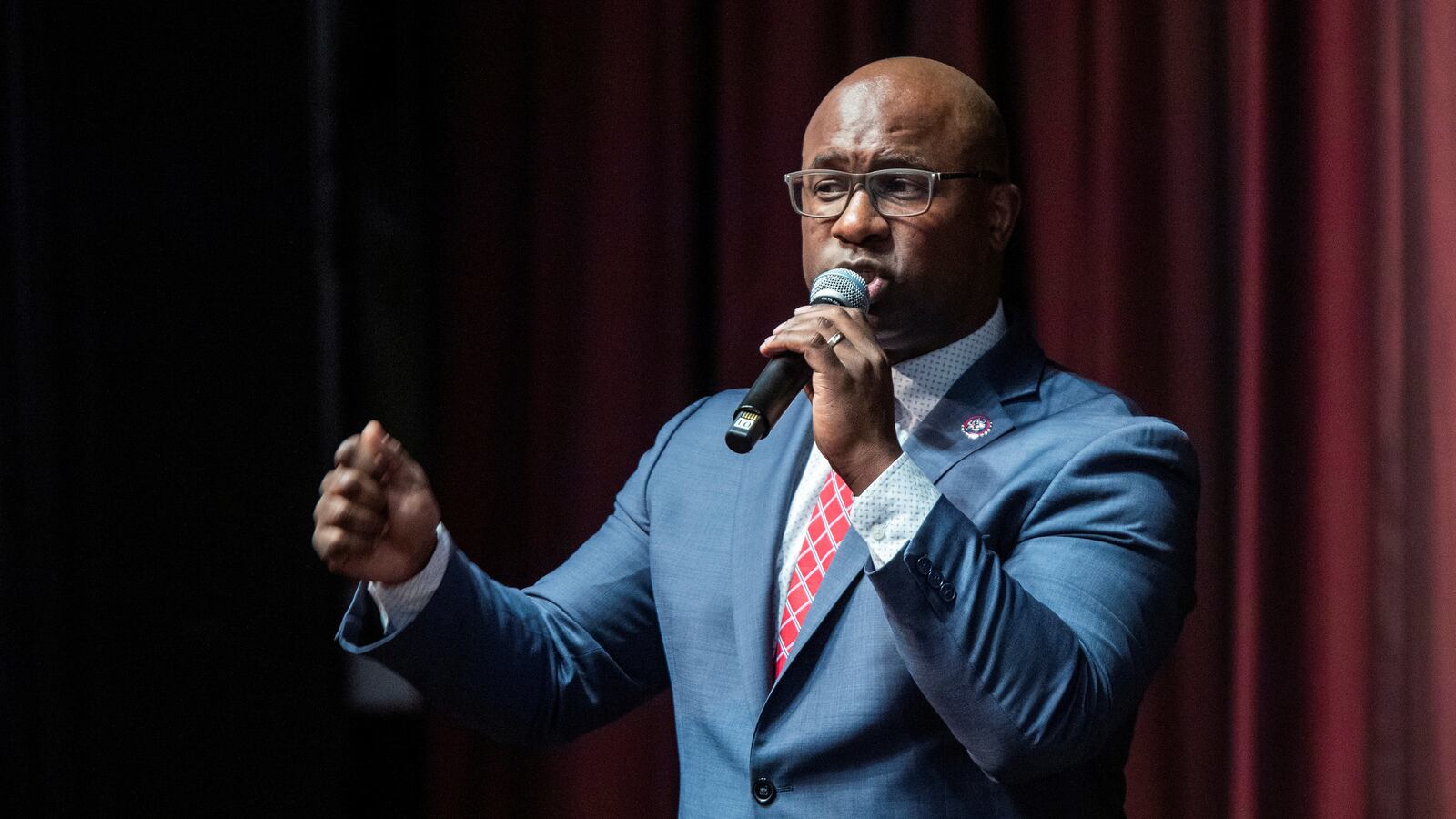 New York representative Jamaal Bowman.