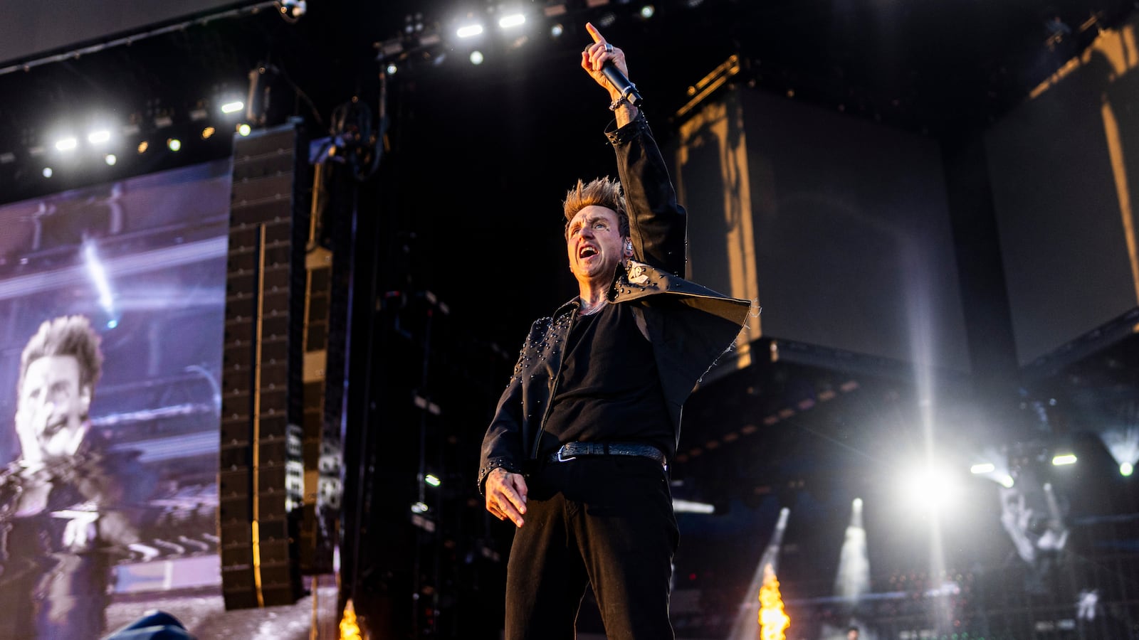 NUERBURG, GERMANY - JUNE 05: Singer Jacoby Shaddix of the band Papa Roach performs during Rock am Ring 2026 at on June 05, 2026 in Nuerburg, Germany. (Photo by Gina Wetzler/Redferns)