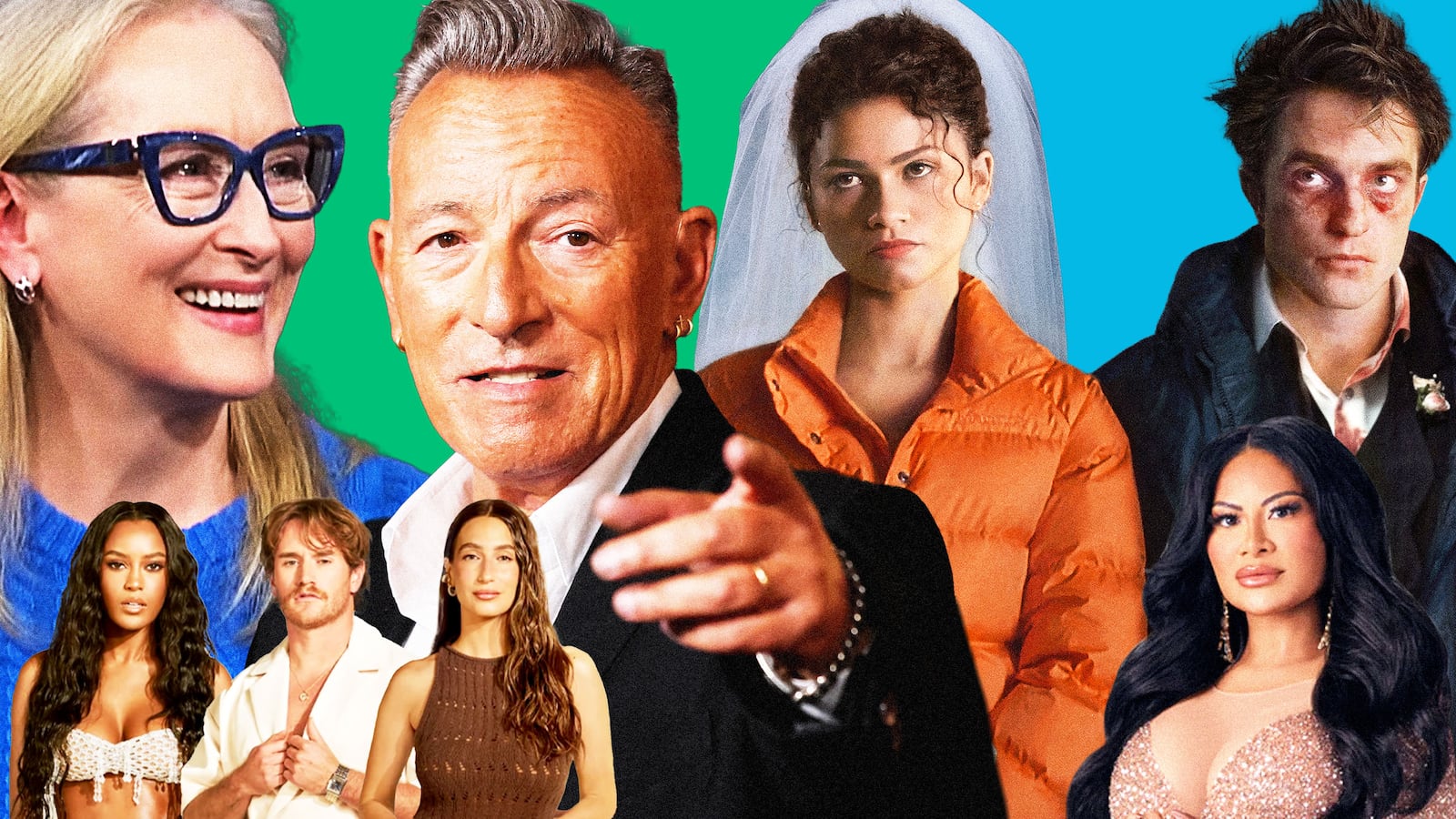 Meryl Streep, Bruce Springsteen, Summer House, Jen Shah, Zendaya, Robert Pattinson