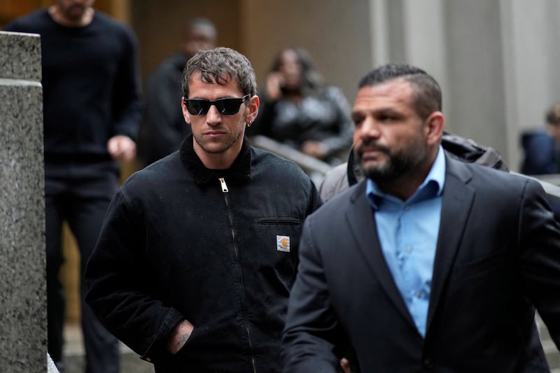 Alex Fine, husband of Casandra Ventura, known as Cassie, leaves the Federal court during the Sean "Diddy" Combs' sex trafficking and racketeering conspiracy trial at U.S. court in Manhattan, in New York City, U.S., May 14, 2025. REUTERS/Eduardo Munoz
