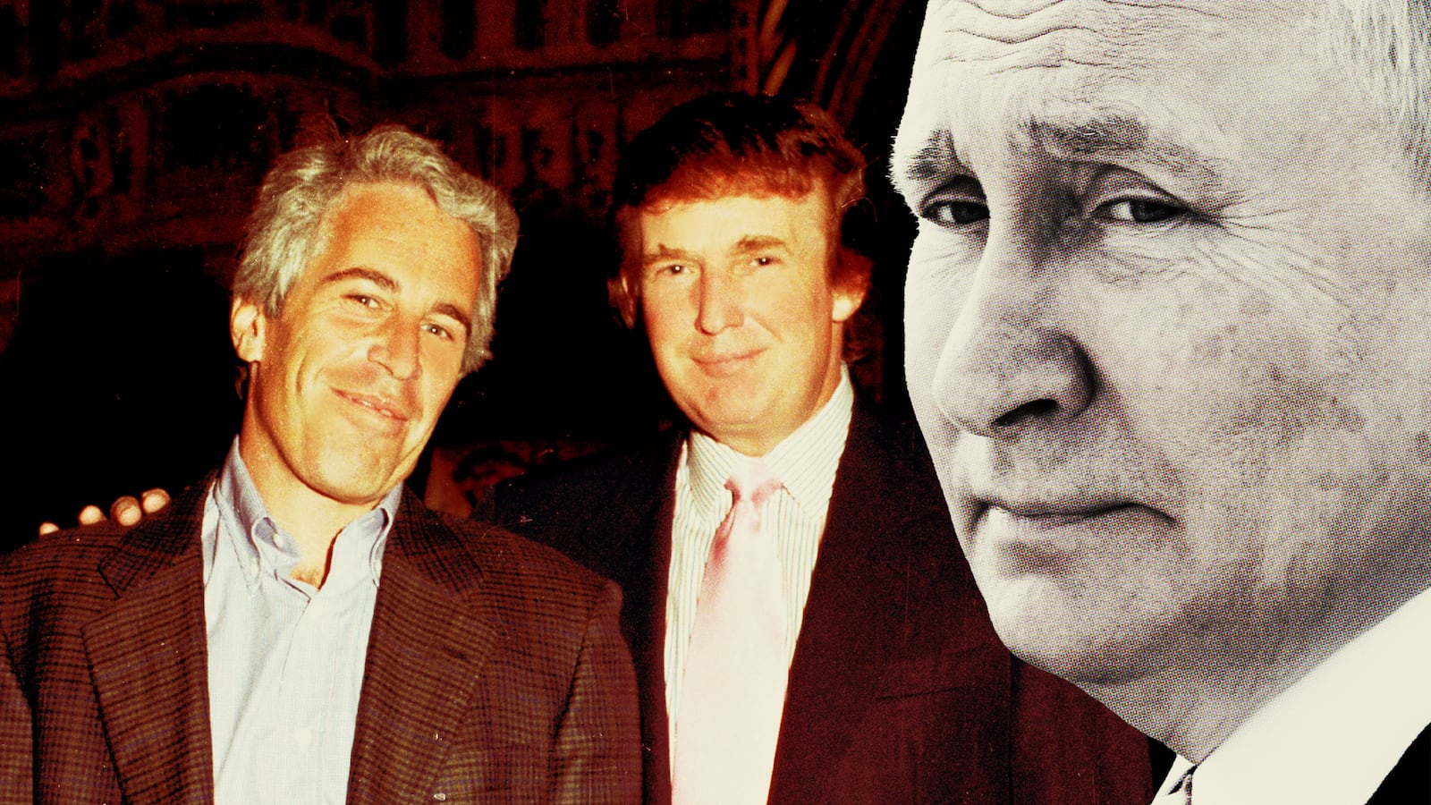 Jeffrey Epstein, Donald Trump, Vladimir Putin