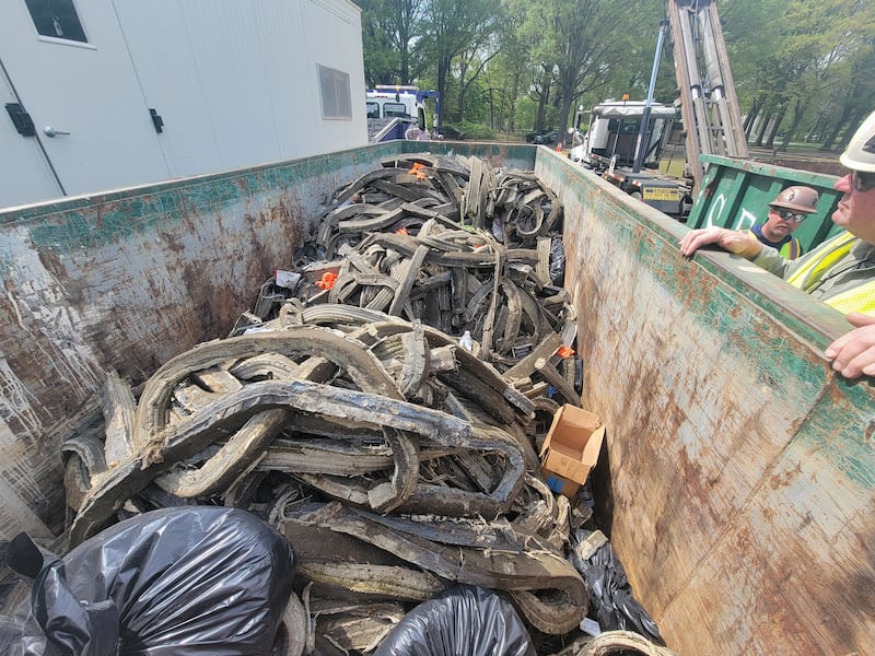 An image from Sec. Burgum's threat blasting the New York Times and touting the Reflecting Pool renovations.