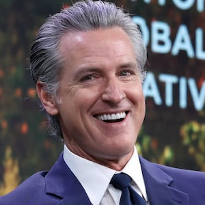 Gavin Newsom speaks onstage during the Clinton Global Initiative 2025 Annual Meeting at New York Hilton Midtown on September 24, 2025 in New York City.