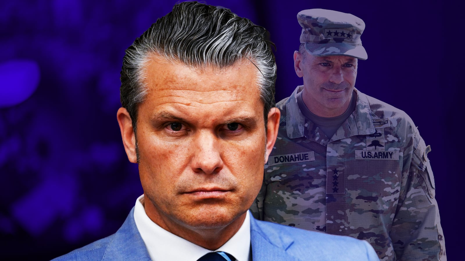 Gen. Christopher T. Donahue, Pete Hegseth