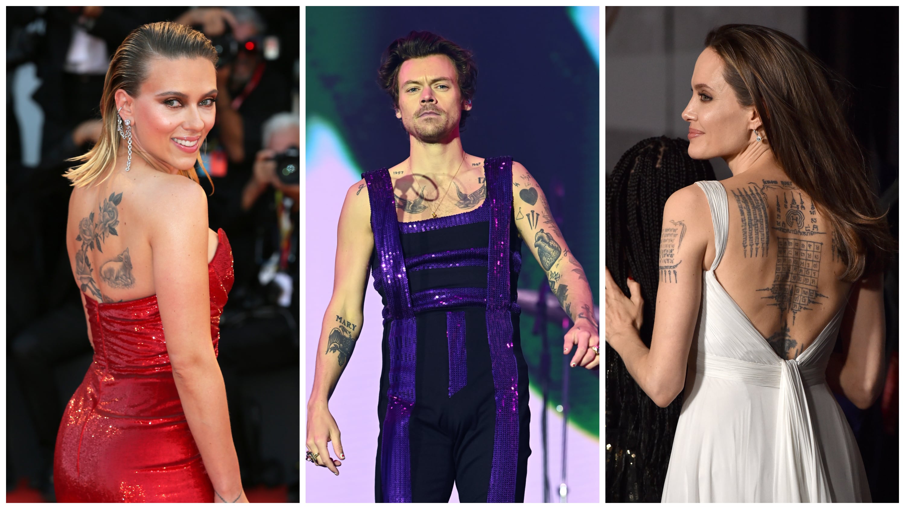 Millennials and Gen-Xers like Scarlett Johansson, Harry Styles, and Angelina Jolie are the proud overs of tattoos.