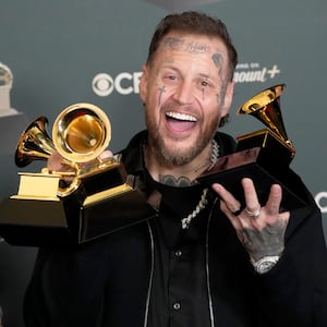 Jelly Roll won three awards at the 68th GRAMMY Awards: Best Country Duo/Group Performance for "Amen," Best Contemporary Country Album for "Beautifully Broken," and Best Contemporary Christian Music Performance/Song for "Hard Fought Hallelujah."